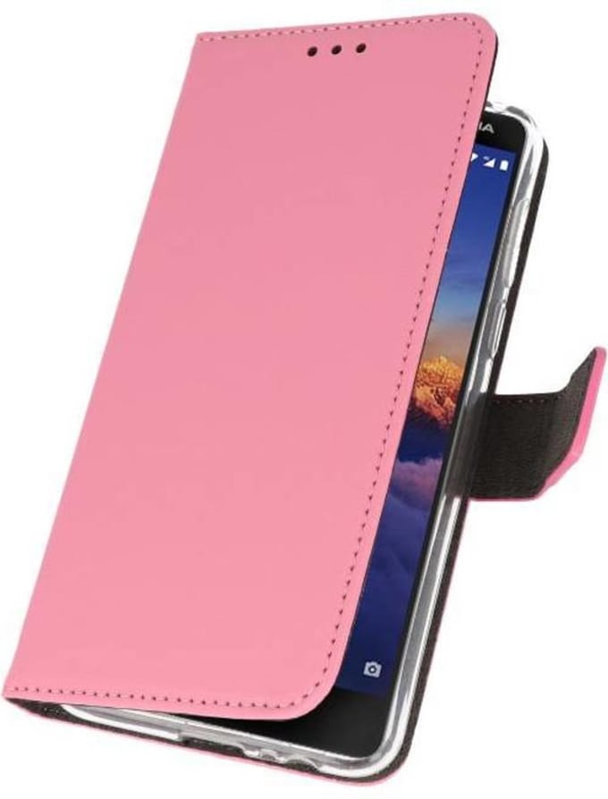 Bestcases Pasjeshouder Telefoonhoesje Nokia 3.1 - Roze