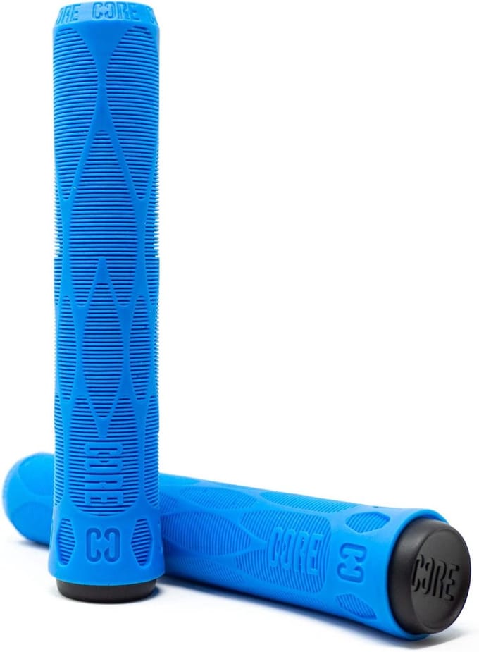 Fiets Handgrepen - Stuur Grepen - Comfortabel Fietsen - Extra Lange Grepen - 170mm - Blauw