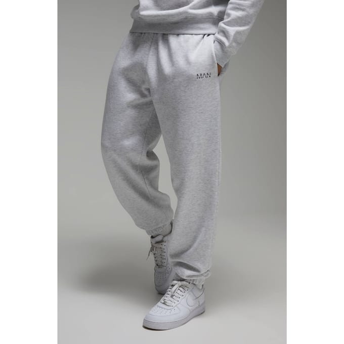 Heren Actieve Oversized Jogger | Grey Marl | Size 2XL