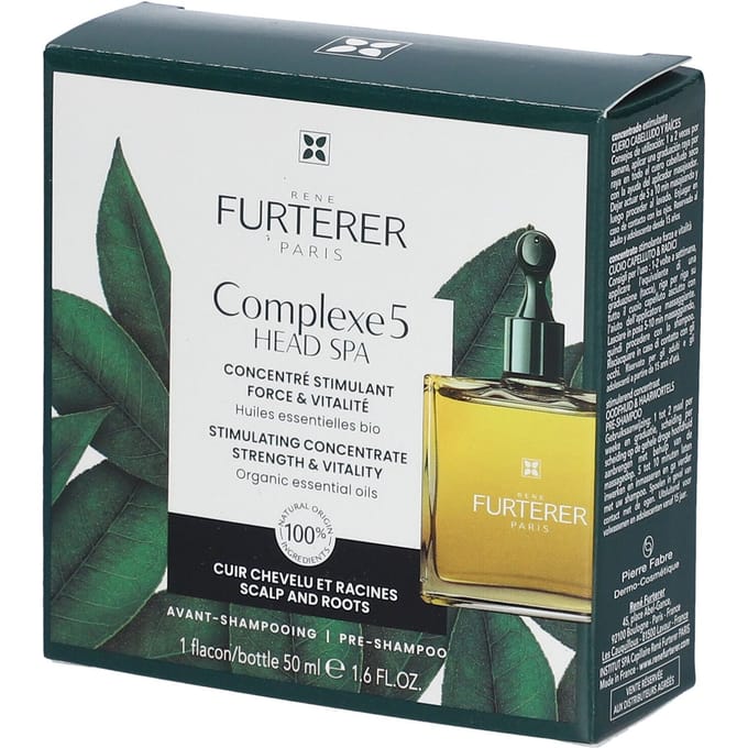 René Furterer Head Spa Complexe 5 Stimulerend concentraat kracht en vitaliteit | essentiële oliën 50 Shampoo