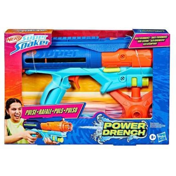 Nerf Super Soaker Power Drench-waterblaster, waterspeelgoed, 8+