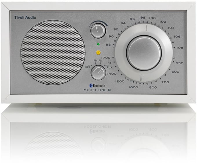 Tivoli Audio - Model One BT - FM/AM Radio met Bluetooth - Wit/Zilver