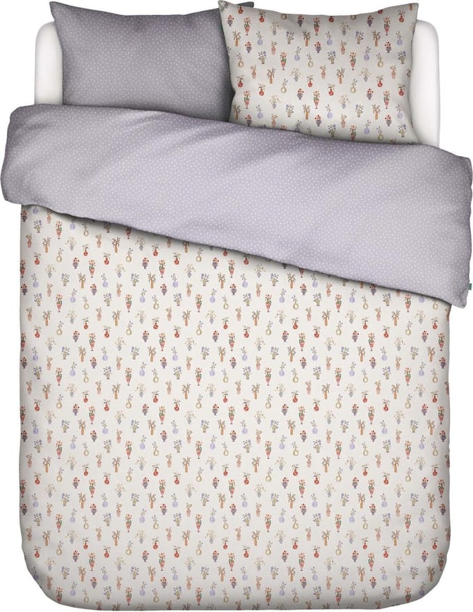 COVERS & CO Field Of Vases Dekbedovertrek Multi - Eenpersoons – 140x200/220 cm