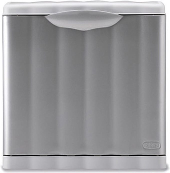 Afvalbak - 'Amica' - Afvalscheiding - Afvalemmer - Zilver - 20L - Stapelbaar