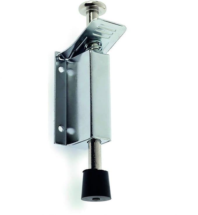 Deurstopper - RVS 140 mm