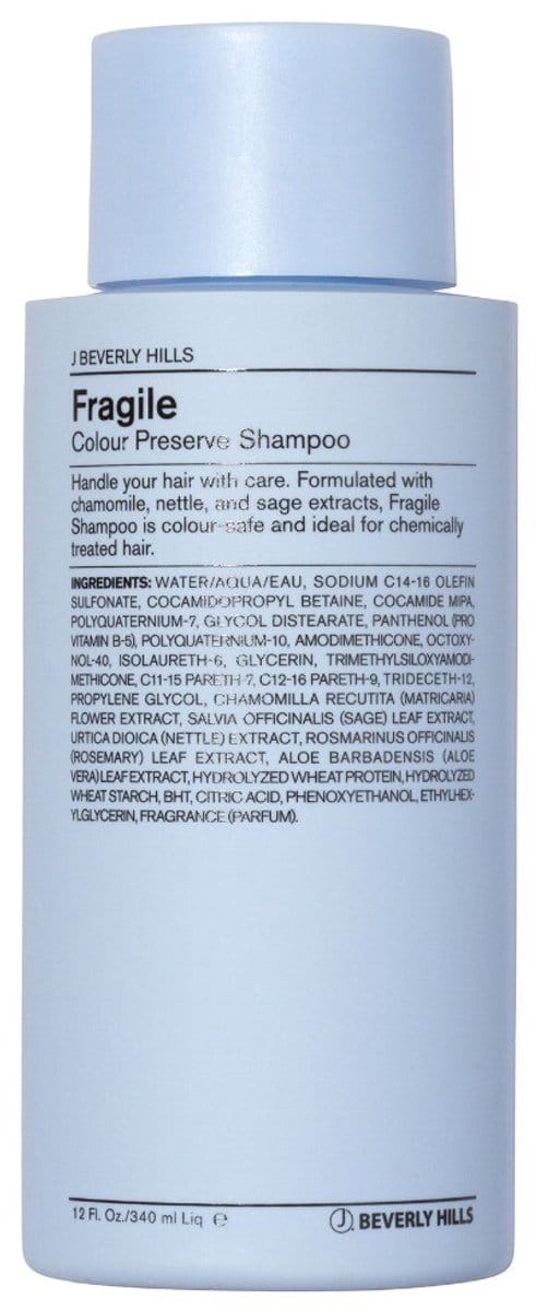 J Beverly Hills Blue Fragile Shampoo 340 ml
