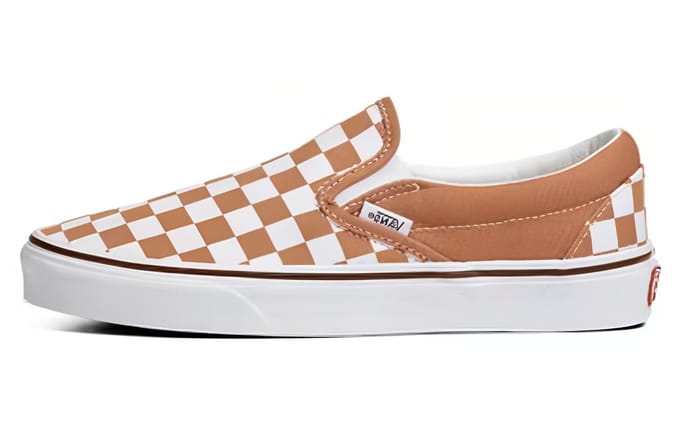 Vans Classic Slip-On 'Color Theory Checkerboard - Meerkat' 35 brown