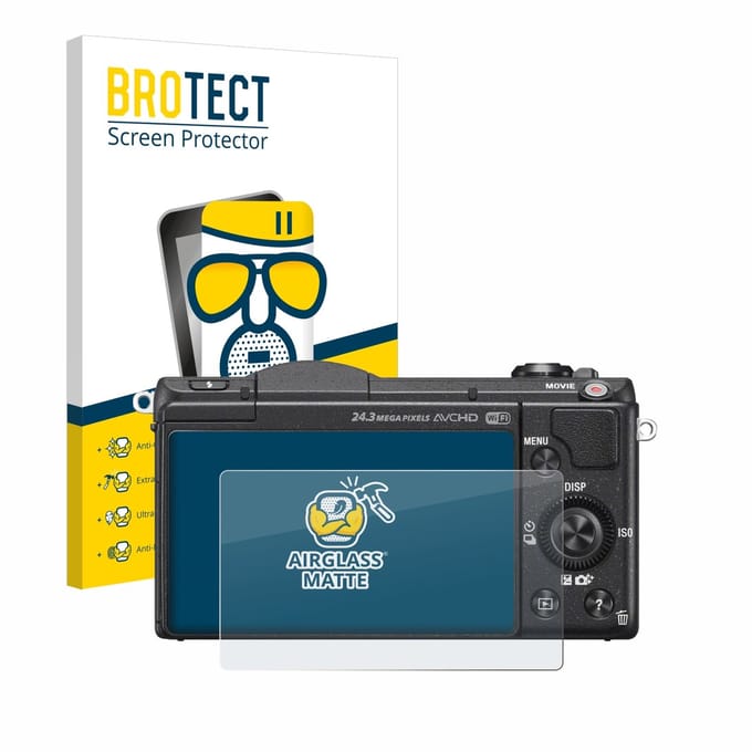 BROTECT - Screenprotector voor Sony Alpha 5100 (DSLR-A5100) - Folie Beschermfolie Beschermglas matte
