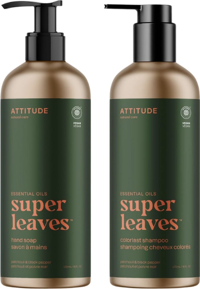 Attitude Cadeauset Essentials Aluminium Patchouli & Black Pepper