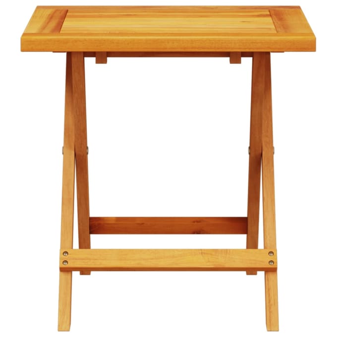 vidaXL - Tuinbijzettafel - 40x40x40 - cm - massief - acaciahout