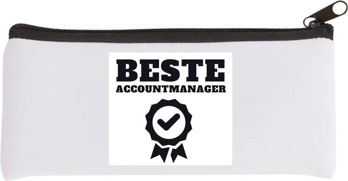 Akyol - beste accountmanager Etui - Beste accountmanager - collega - welkom - afscheid - 20 bij 9 cm