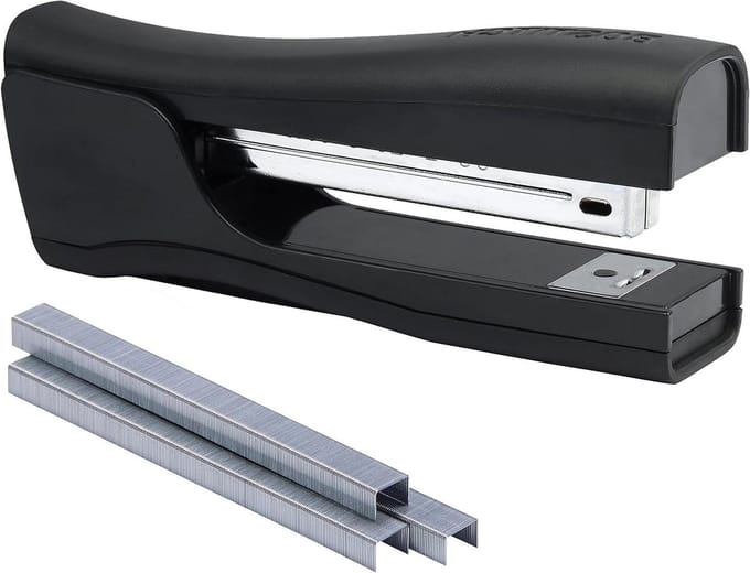 Nietmachine met functies - Bureau nietapparaat - Documenten organiseren - 4-in-1 functionaliteit - 20 vel capaciteit - Zwart