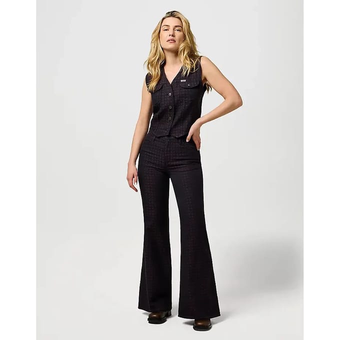 Wrangler 112371600 Regular Fit Spijkerjas Zwart M Vrouw