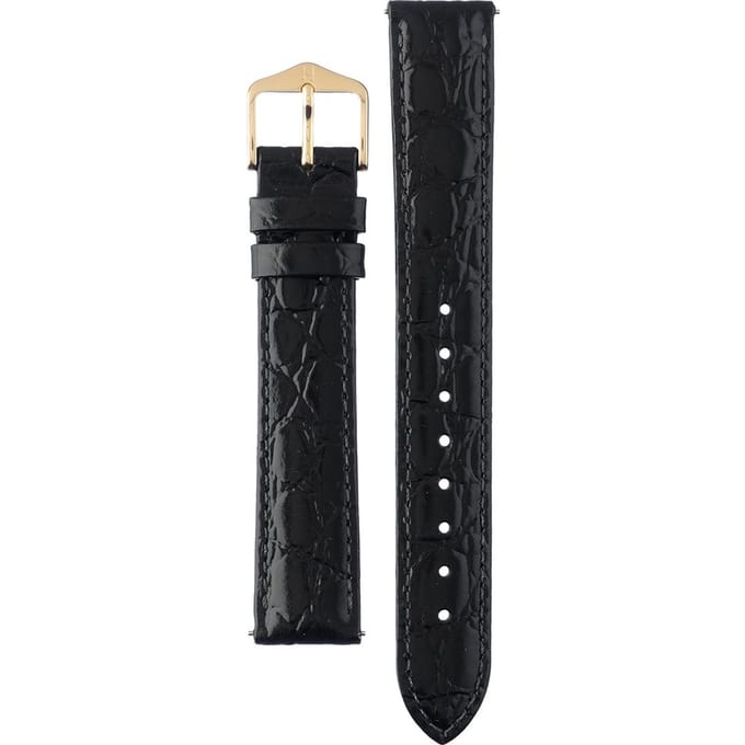 Hirsch 12322850-1-17 Crocograin Horlogeband
