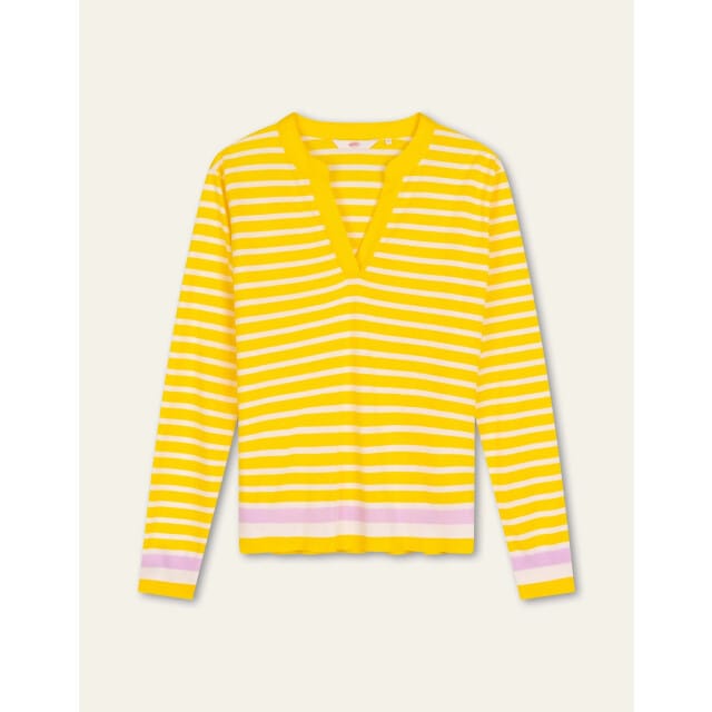 Oilily Tanner Stripes T-Shirt- maatM Limeade