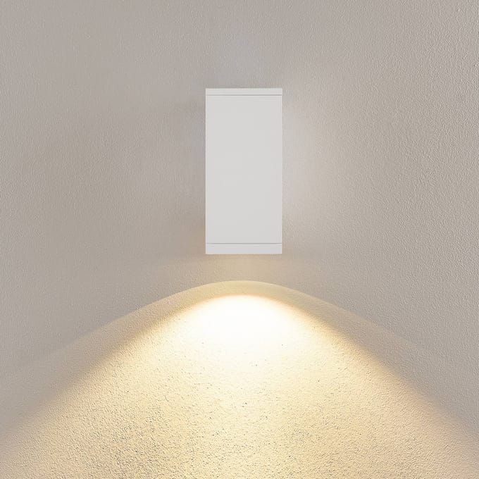 Deko-Light LED buiten wandlamp ShoreLine Pro Square, wit, 830/840
