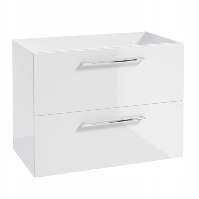 STAMAR - Badkamerkast 79cm met Lades - Badkamermeubel - Wit