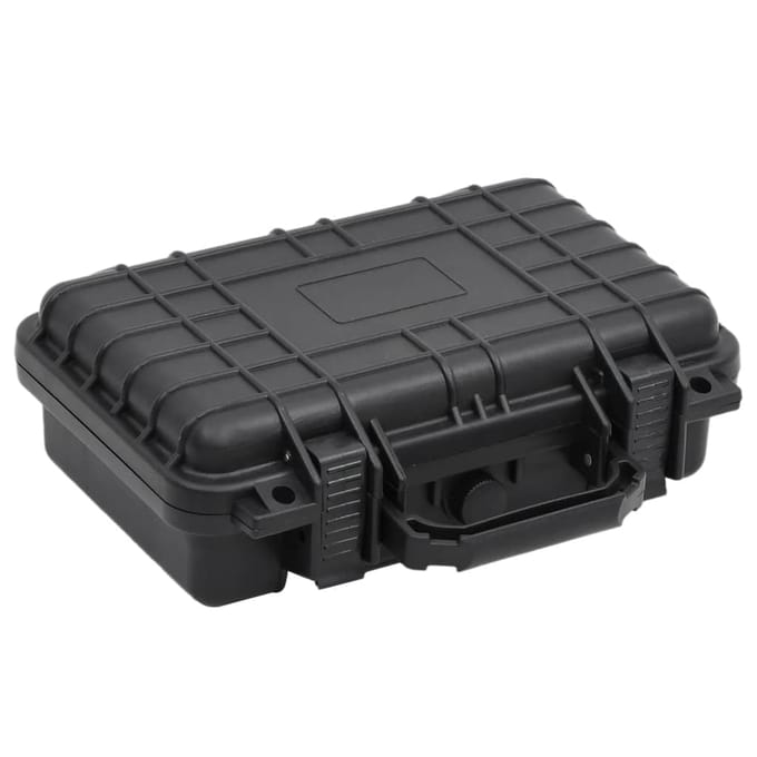 vidaXL - Flightcase - draagbaar - 30x22x10 - cm - PP - zwart