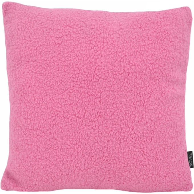 Gek op kussens! Sierkussen teddy roze | 45 x 45 cm | polyester