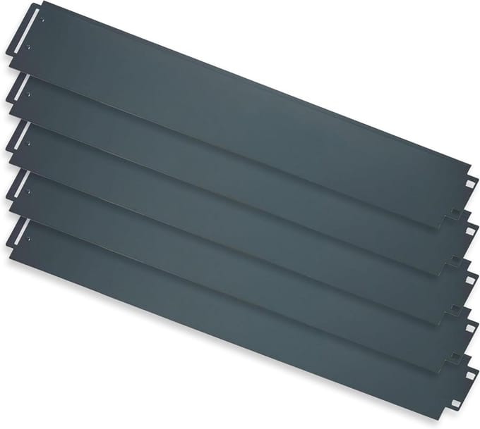 Gazonrand Metaal - Bloembedrand Perkrand - Tuin Afscheiden - Buigzaam Insteeksysteem - 10m x 18cm - Antraciet