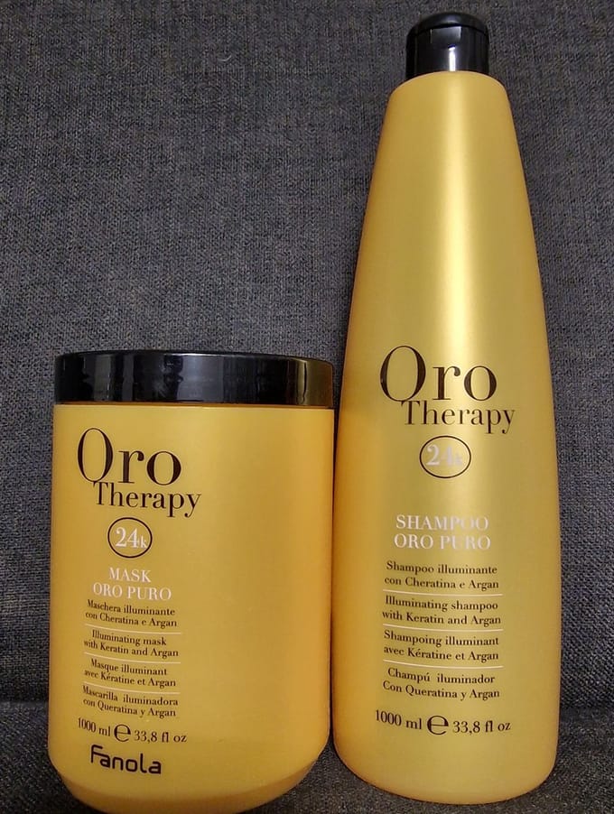 Fanola Oro Therapy GOLD Duo Shampoo 1000ml and Mask 1000ml