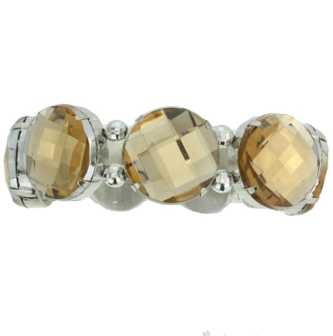 Behave - Armband elastisch imitatiesteen - Chic retro stijl accessoire