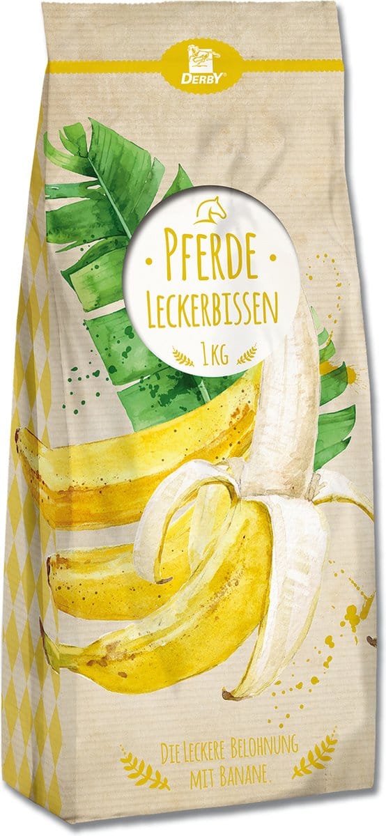 Derby Traktaties Paardensnoepjes Banaan 1 kg