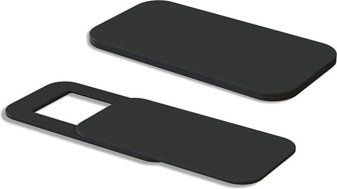 Webcam cover - Privacy schuifje camera - Hard plastic - Ultra dun - PC Tablet Laptop shutter - Spy protection - Zwart