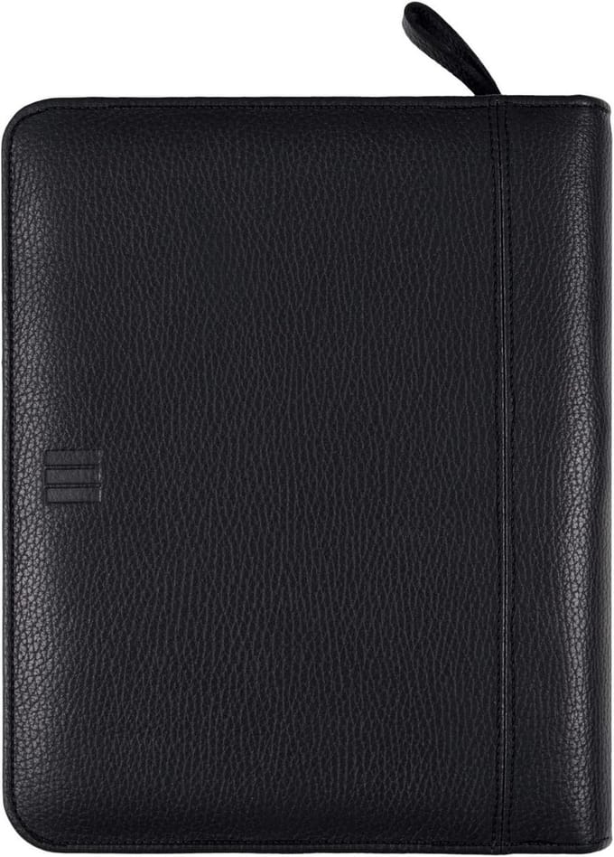Finocam Andrea Calendar 2026, 1 day per page, January 2026, December 2026, 12 months, black, Spanish