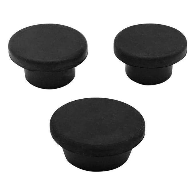 3-delige achterklep rubberen plugset voor Jeep Wrangler JK JL 2007-2018 red