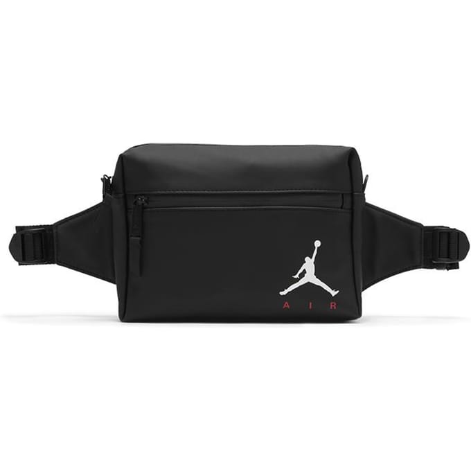 Jordan Polyester Één Schouder Crossbody Heuptas Normaal Unisex Zwart ONESIZE