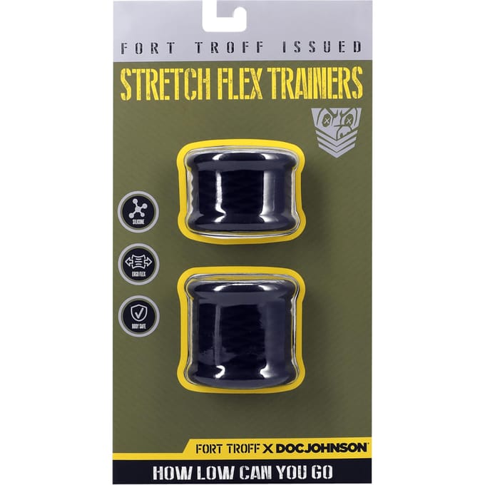 Doc Johnson Stretch Flex Trainers penisverlenger - Zwart