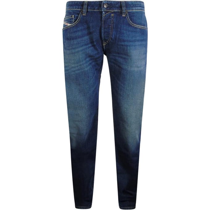 Diesel Mannen Safado-X Slim Jeans (Donkerblauw)