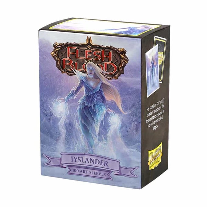 Dragonshield Box 100 Matte Art Sleeves: FAB Iyslander