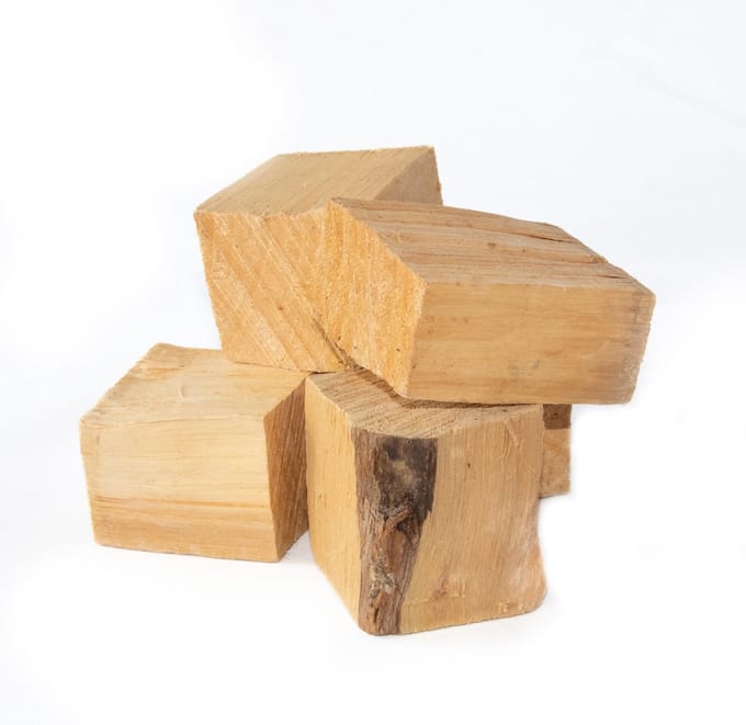 1,5 KG Elzen Chunks|Rookhout voor de Kamado BBQ |Rookoven| 100% Els Onbehandeld |Dymbox