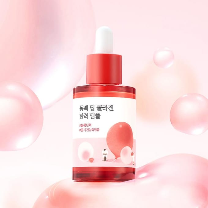 [ROUND LAB] Camellia Diep Collageen Verstevigende Ampul 30ml red
