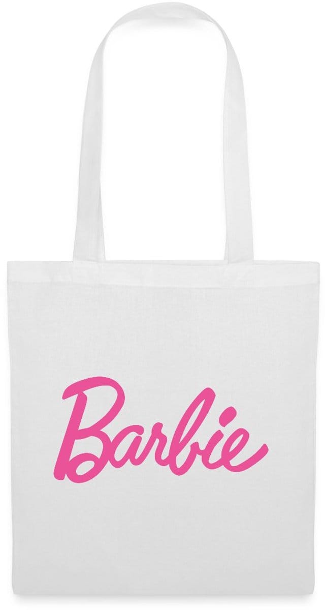 Barbie Klassiek Logo Tas Van Stof Schoudertas