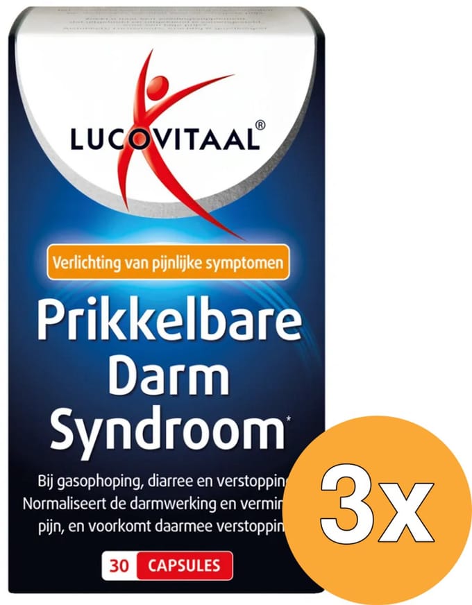 3x Lucovitaal Prikkelbare Darm Syndroom (30 capsules)