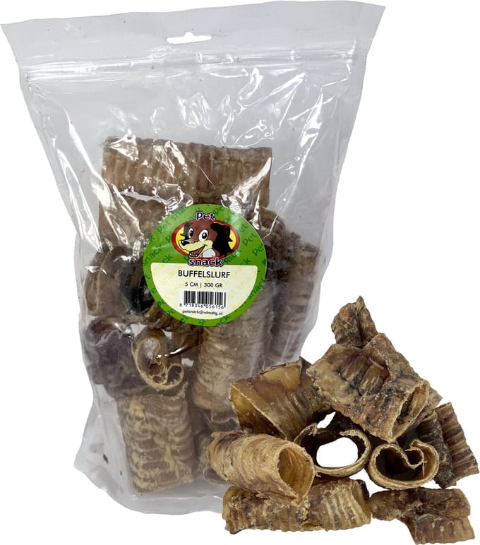PETSNACK BUFFELSLURF 5 CM 300 GR