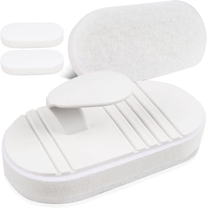 Flexibele Scrub Pad Voor Spa, Zwembad En Jacuzzi – Ergonomisch, Non-Scratch En Vervangbare Pads - 2-pack