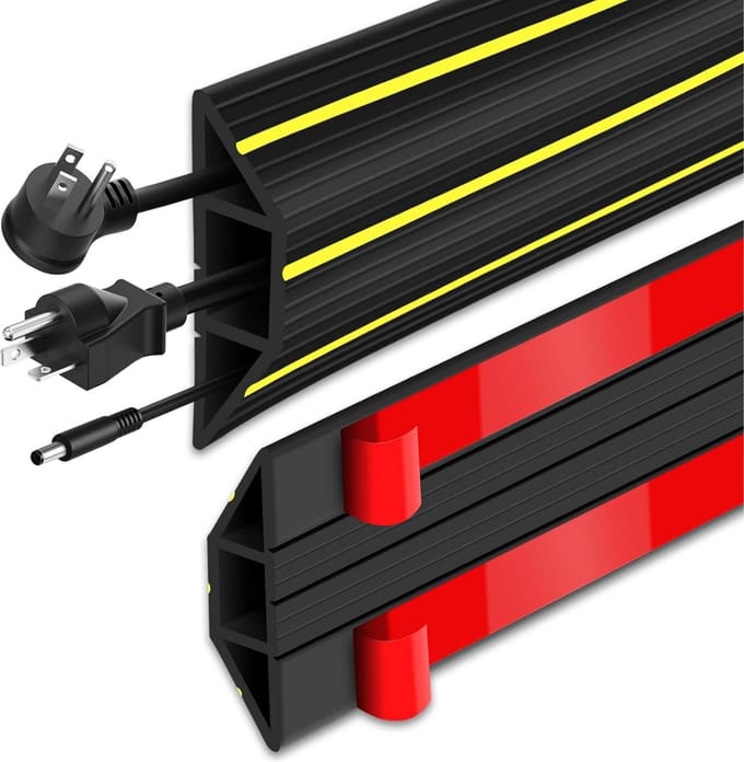 ApexArte® Kabelmat - Kabelbrug - Kabelmantel - Zwart