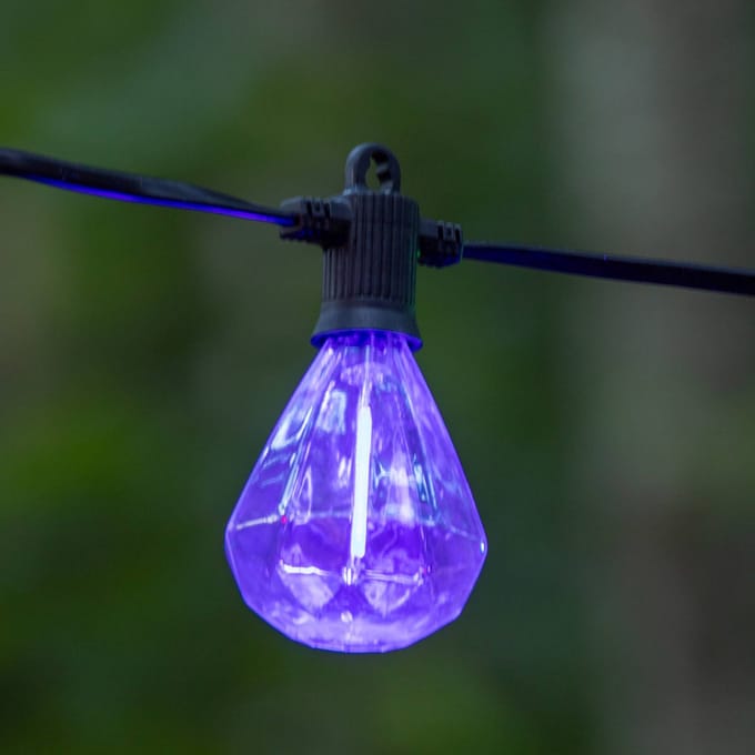 Sirius LED lichtketting Marcus multi, startset, 3 m, op zonne-energie/met stekker