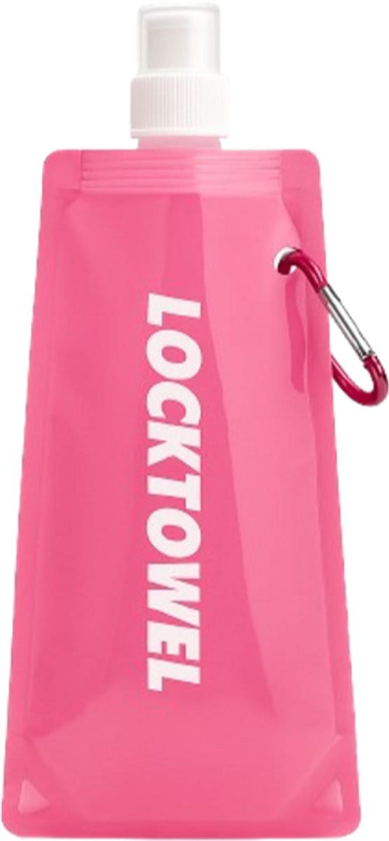 Opvouwbare WaterFles - Roze - LockTowel
