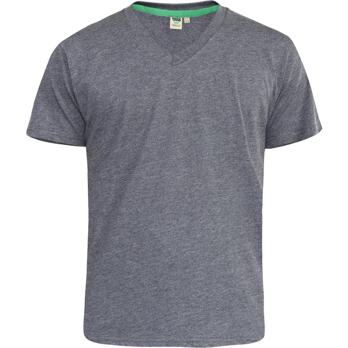 Duke Heren D555 Signature Kingsize T-shirt 7XL houtskool