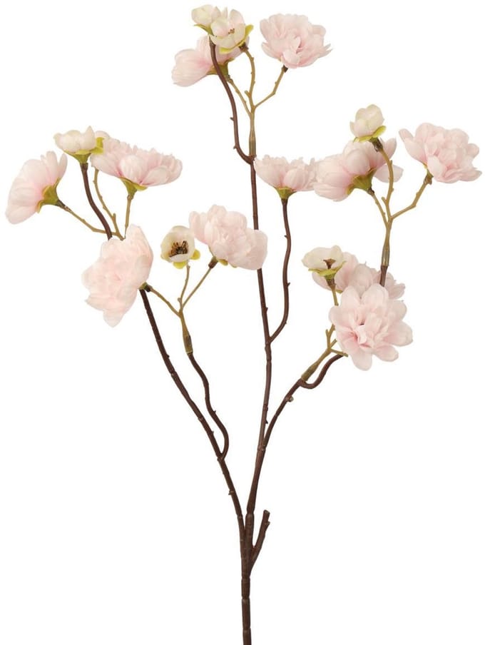 Kunsttak Sunny bloesem wit/roze 50cm.