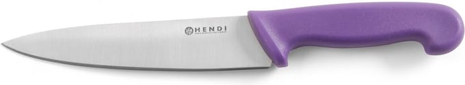 HENDI Koksmes – HACCP Polypropyleen Heft – Paars – 320 mm