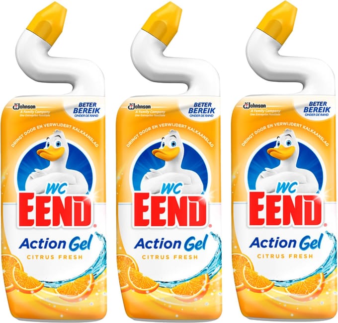 Wc Eend Citrus toilet reiniger 3 x 750ml
