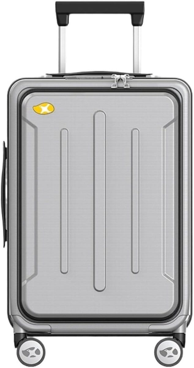 Spinner Koffer - Reiskoffer Trolley - Zakenreizen Weekendtrips - Uitbreidbare Capaciteit - 20 inch - Zilver