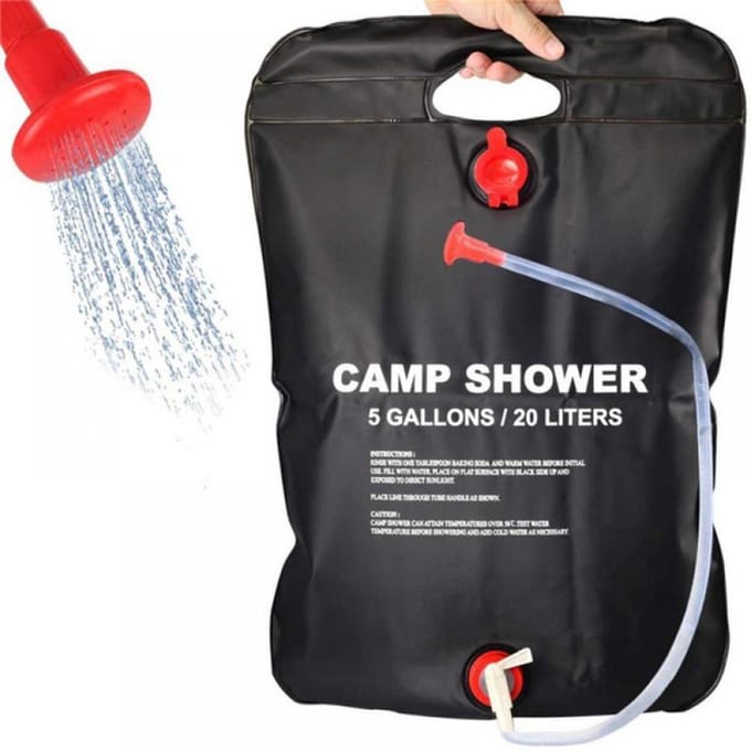 Campingdouche set 20L - solar - campingshower