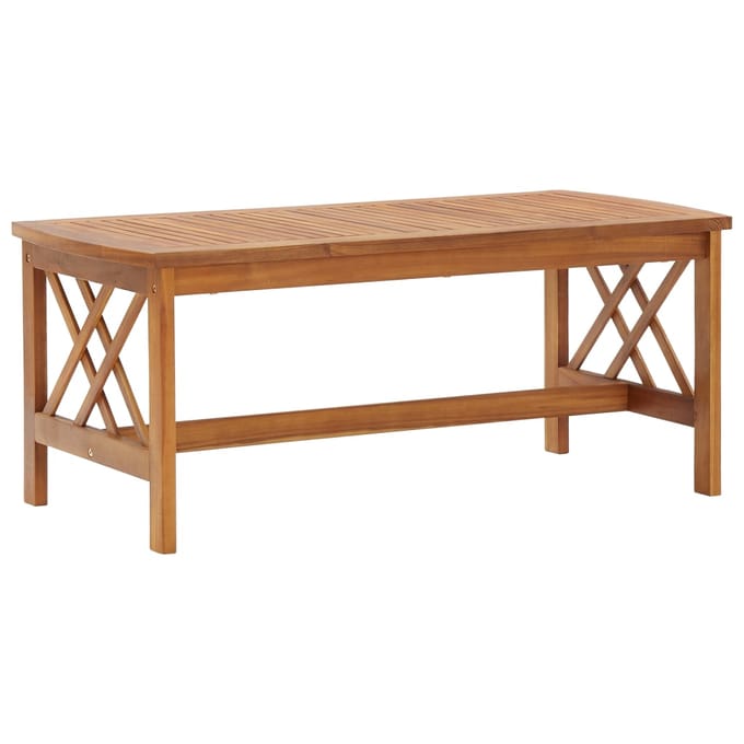 vidaXL - 5-delige - Loungeset - massief - acaciahout